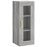 Highboard Grey Sonoma 34.5x34x180 cm Engineered Wood 3199231