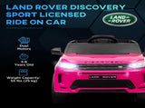 Licensed Land Rover Discovery Sport, 12V Kids Ride on Car w/ Remote Control, Lights, Music, Horn, T3398P348430