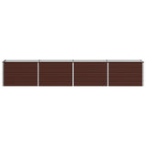Raised Garden Bed Brown 320 x 40 x 55 cm cold-rolled steel 8006267