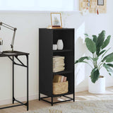 Book Cabinet Black 40x35x107.5 cm Engineered Wood 849109