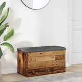 Storage Bench Old Wood 82x42x45 cm Engineered Wood 857617