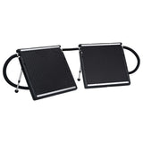Solar Pool Heater Set of 2 Black PE, aluminium Standard 313988