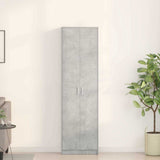 Wardrobe Concrete Grey 55 x 25 x 189 cm Engineered Wood 3334011