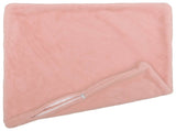 Cushion Cover 6 pcs HEERLEN Pink 70 x 70 cm Faux Rabbit Fur 913466