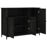 Sideboard Black 100x35x75 cm Engineered Wood 835509