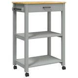 Kitchen Trolley MONZA 60x40x88.5 cm Solid Wood Pine 376095