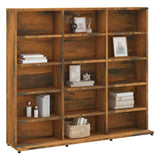 CD Cabinet Smoked Oak 100x23x89.5 cm Engineered Wood 815483