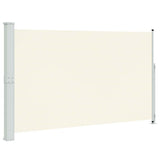 Patio Retractable Side Awning 180x300 cm Cream 313400