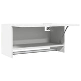 808242 Wardrobe White 70x32,5x35 cm Engineered Wood