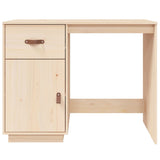 ZNTS Desk 95x50x75 cm Solid Wood Pine 820102