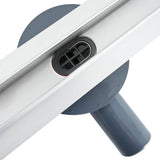 360&deg Shower Drain with Slim Model Silver 60 cm 42015986
