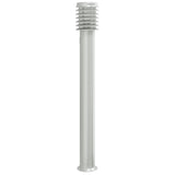 Outdoor Floor Lamp with Outlet Silver 110cm Stainless Steel 4006375