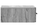 Wall-Mounted Bedside Cabinet 2 pcs Grey Sonoma Engineered Wood 898608