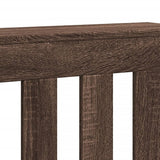 Radiator Cover Brown Oak 149x20x82 cm Engineered Wood 852750
