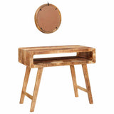 Dressing Table Brown 90 x 76 x 45 cm Solid Mango Wood 4104565