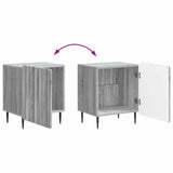 Bedside Cabinet Grey Sonoma 43 x 34.5 x 52 cm Engineered Wood 894347