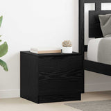 Bed Cabinet 2 pcs Black Oak 40 x 39 x 40cm Engineered Wood 880500