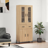 Highboard Sonoma Oak 69.5x34x180 cm Engineered Wood 3198540