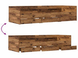 Bed Frame with Storage Old Wood 80 x 200 cm Engineered Wood 3429632