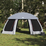 Pool Tent with Removable Fly & Mesh Walls Grey 510x510 cm 4100636