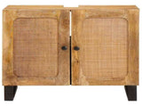 Bathroom Sink Cabinet Brown 62 x 33 x 58 cm Solid Mango Wood 4018063