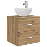 Bathroom Cabinet Set 3 pcs Artisan Oak 49.5 x 35 x 63 cm 3405794
