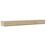 Storage Bed Frame with Drawer Sonoma Oak 236.5 x 200 x 31.5 cm 3335623