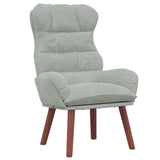 Armchair Light Grey 69 x 74 x 93 cm Velvet 42001887
