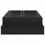 Storage Bed Frame with Drawer Black oak 236.5 x 90 x 31.5 cm 3335606