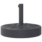 ZNTS Parasol Base for Ø38 / 48 mm Poles 25 kg Round 4007975