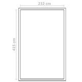 Greenhouse Transparent Aluminium Large UV-resistant materials 43556
