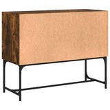 Sideboard Smoked Oak 100x40x79.5 cm Engineered Wood 831820