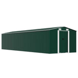 Garden Shed Green 257x779x181 cm Galvanised steel 47032