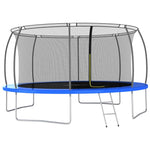 ZNTS Trampoline Set Round 460x80 cm 150 kg 92456