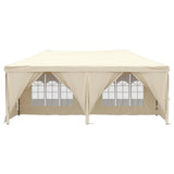 Folding Party Tent with Sidewalls Cream 3x6 m 93543