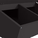 Pig Feeder Black 55 x 51 x 91.5 cm Cold-Rolled Steel 874639
