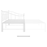 Sofa Bed Frame White Powder-coated metal 324777