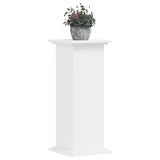 ZNTS Plant Stand White 33x33x80 cm Engineered Wood 852969