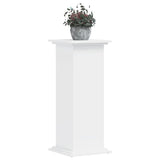 Plant Stand White 33x33x80 cm Engineered Wood 852969
