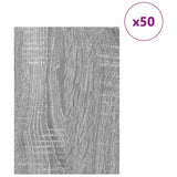 Decor Panels 50 pcs Grey Sonoma 30 x 42 x 0.27 cm 885594