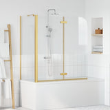 Shower Enclosure Gold 120 x 68 x 130 cm ESG Glass and Aluminium 42018538