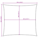 Sunshade Sail Oxford Fabric Square 5x5 m Terracotta 135361