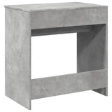 Dressing Table with Mirror Concrete Grey 73x46.5x120 cm 848223