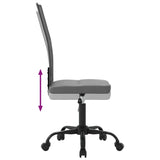 Office Chair Height Adjustable Grey Mesh Fabric 353006