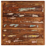 Bistro Table Brown 50 x 50 x 76 cm Solid Reclaim Wood 42013027