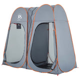 Privacy Tent Grey and Orange Pop-up Waterproof 4004139
