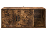 Cat House Smoked Oak 85 x 55 x 50 cm Engineered Wood 8000739