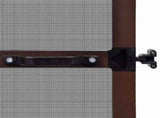 Brown Hinged Insect Screen for Doors 100 x 215 cm 141564