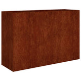 Garden Raised Bed 120x40x80 cm Corten Steel 824526