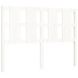 Bed Frame without Mattress White 120x200 cm Solid Wood Pine 3192227